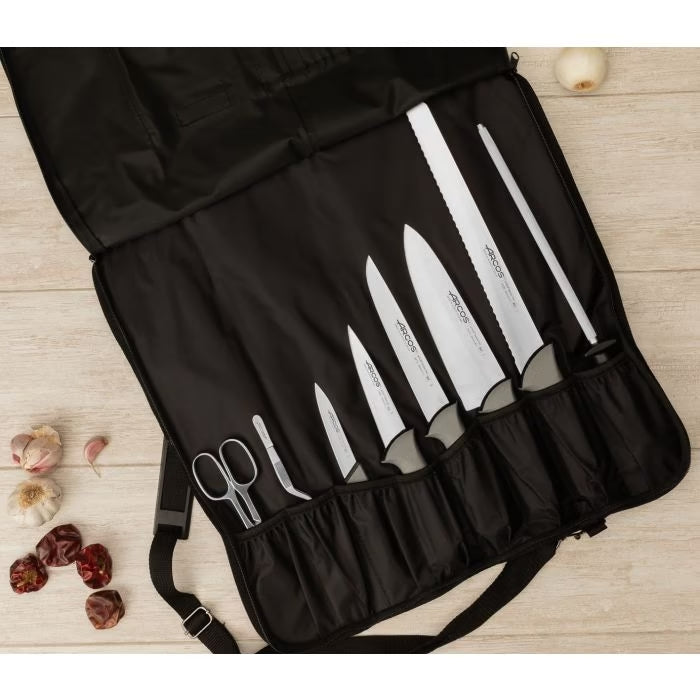Knife Case. Bag of Kitchen Knives and Ham Holders, 4 pieces 460 x 275 mm