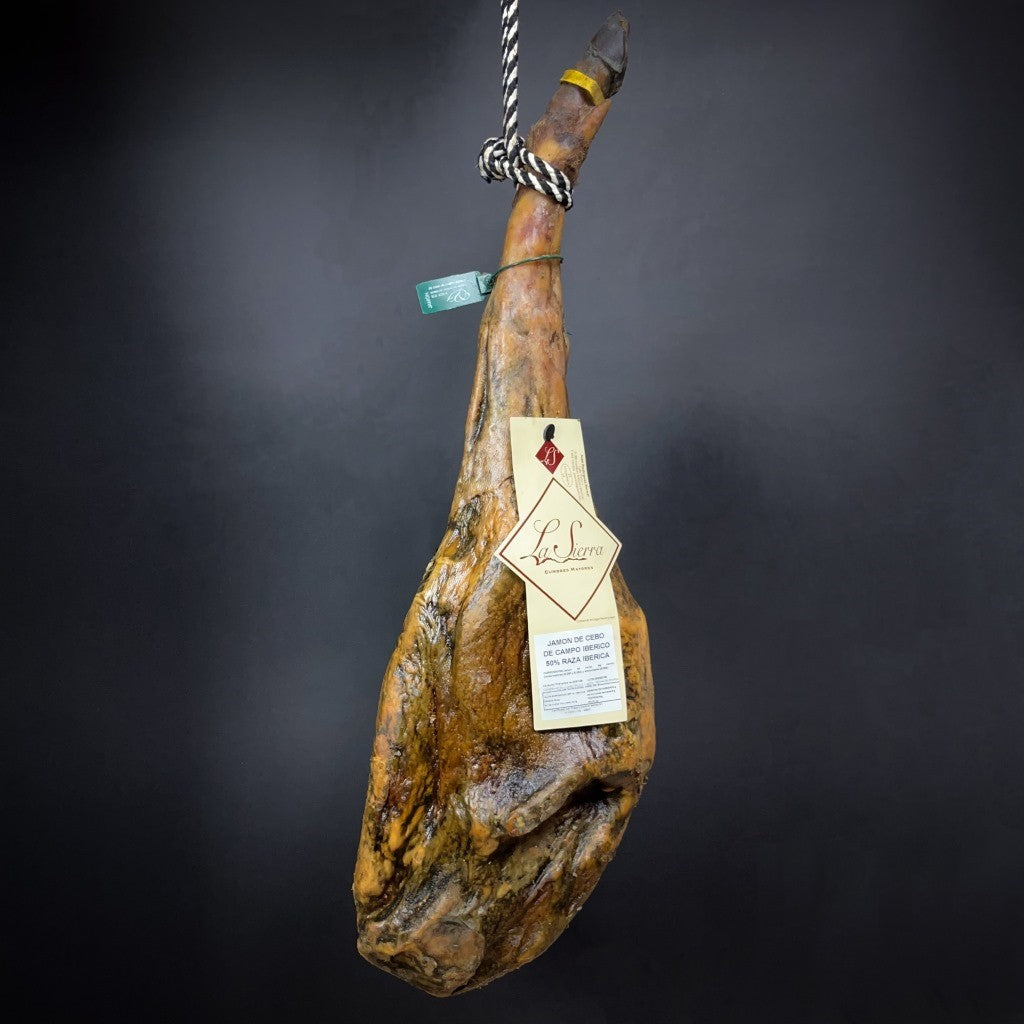 Iberian Ham Cut with a Knife - Cebo de Campo Ham 50% Iberian - Plate 90gr - PG