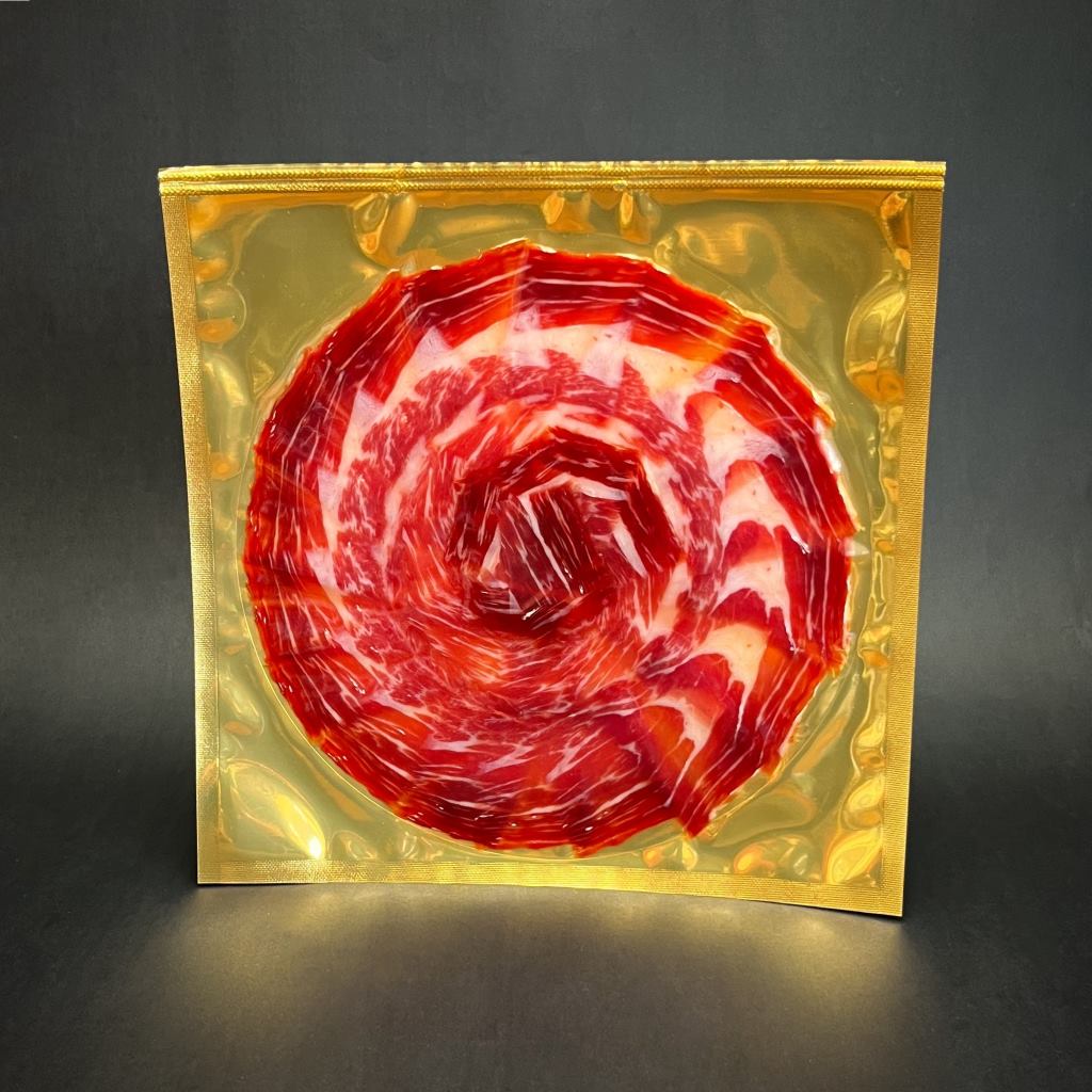 Jamón Ibérico de Bellota. Jamón Bellota 100% Ibérico. Loncheado. Cortado a Cuchillo. 90 gr. - Club Jamón