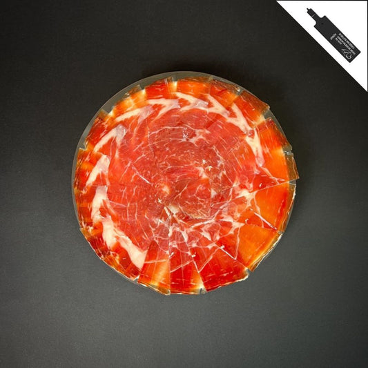 Sliced Pack 100% Iberian Cebo Shoulder. Cut with a Knife. 10x90g.