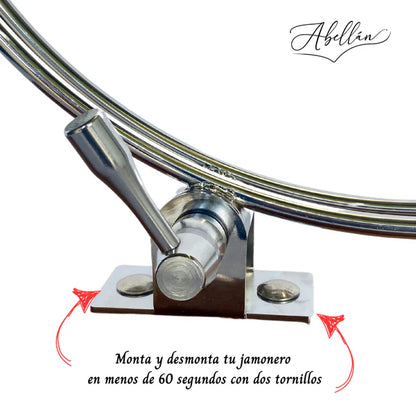 Home Pro Ham Holder: Tilting Structure + Adjustable V + 360° Head + Gift