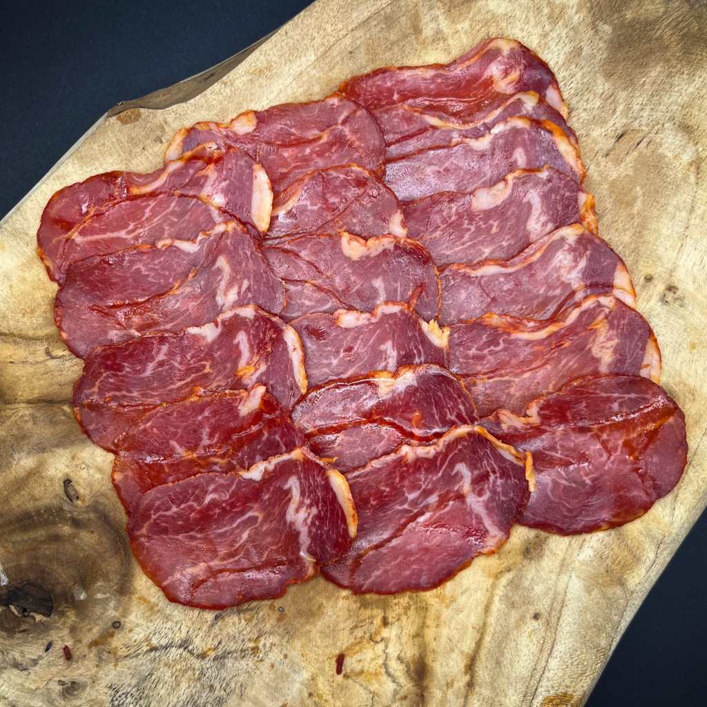 Lomo de Cebo Ibérico. Lomo de Cebo Ibérico 50% Raza Ibérica. Loncheado. 100 gr. - Club Jamón